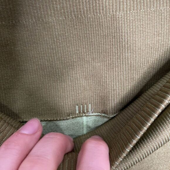 Fabletics Seamless High Waist Check Legging in Green - Picture 7 of 9